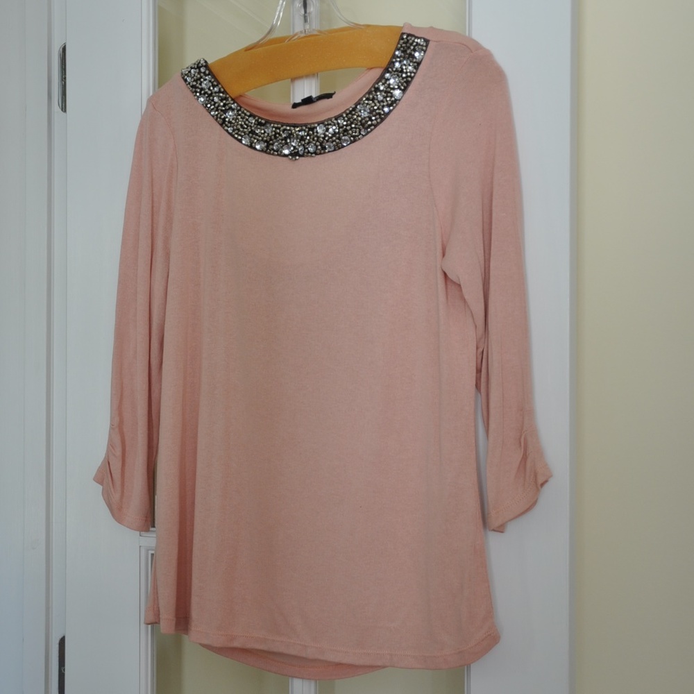 NWOT Beautiful Jeweled Tunic Top by Spense L